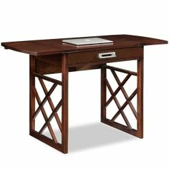 Outlet 🧨 Leick Furniture Leick Computer Desk In Chocolate Oak 🎉