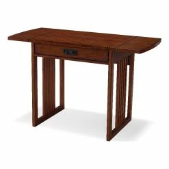 Best Pirce 😀 Leick Furniture Leick Computer Wood Desk In Mission Oak Chocolate ⭐