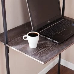 Best Pirce 💯 Holly & Martin Haeloen Wall Mount Desk In Burnt Oak ✨ -Cheap Executive Store 1381857 2 L