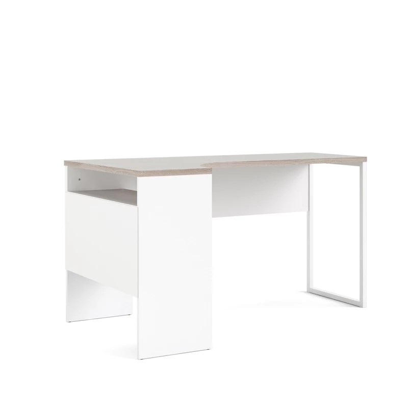 Best Sale π₯° Tvilum Wayland 2 Drawer L Desk In White And Truffle π 10 Best Sale π₯° Tvilum Wayland 2 Drawer L Desk In White And Truffle π - Image 10