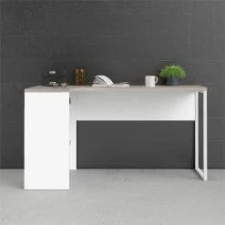 Best Sale π₯° Tvilum Wayland 2 Drawer L Desk In White And Truffle π 18 Best Sale π₯° Tvilum Wayland 2 Drawer L Desk In White And Truffle π -Cheap Executive Store 1520169 9 L