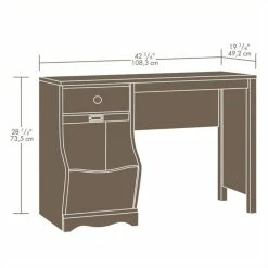 Outlet ⌛ Pemberly Row Kids Desk In Soft White 💯 -Cheap Executive Store 1529855 2 L