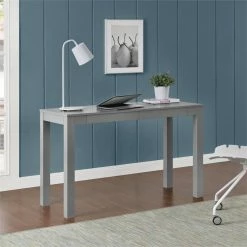 Coupon 😉 Ameriwood Home Altra Parsons 2 Drawer Writing Desk In Gray 😀 -Cheap Executive Store 1540957 L