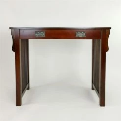 Cheap 😍 Wayborn Mission Writing Desk 37Wx20Dx30"H With One Drawer Wood Table In Brown ✨ -Cheap Executive Store 1552885 13 L