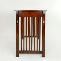 Cheap 😍 Wayborn Mission Writing Desk 37Wx20Dx30"H With One Drawer Wood Table In Brown ✨ -Cheap Executive Store 1552885 7 L