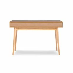 Best deal ⌛ Linon Perry Wood Two Drawer Writing Desk In White And Natural 👍 -Cheap Executive Store 1557404 5 L