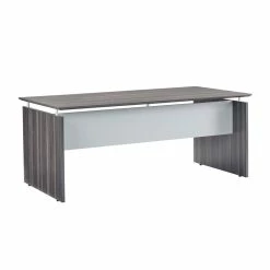 Budget 🔔 Mayline Medina Series 63" Computer Desk In Gray Steel ✨