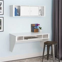 Cheap ✨ Atlin Designs Floating Writing Desk In Fresh White ❤️ -Cheap Executive Store 1573073 5 L
