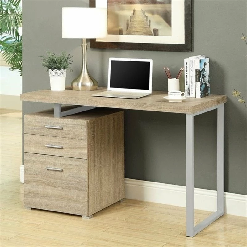 Brand new π Atlin Designs 48" Adjustable Home Office Desk In Natural 𧨠2 Brand new π Atlin Designs 48" Adjustable Home Office Desk In Natural 𧨠- Image 2