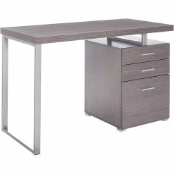New 🔥 Atlin Designs 48" Adjustable Home Office Desk In Gray 🌟 -Cheap Executive Store 1573844 1573845 L
