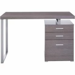 New 🔥 Atlin Designs 48" Adjustable Home Office Desk In Gray 🌟 -Cheap Executive Store 1573844 1573846 L