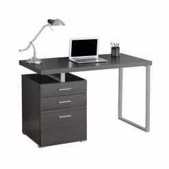 New ๐ฅ Atlin Designs 48" Adjustable Home Office Desk In Gray ๐