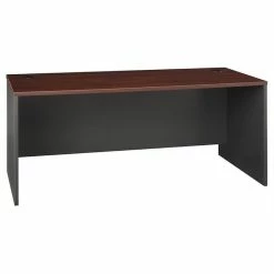 New โค๏ธ Bowery Hill 72" Desk Shell In Hansen Cherry ๐