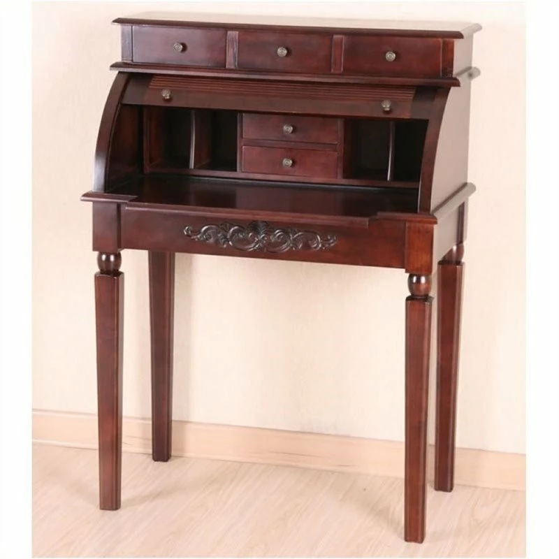 Best Sale β¨ Bowery Hill Roll Top Secretary Desk In Dual Walnut Stain π 1 Best Sale β¨ Bowery Hill Roll Top Secretary Desk In Dual Walnut Stain π