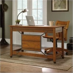 Deals 😍 Bowery Hill Writing Desk In Washington Cherry 😍 -Cheap Executive Store 1580222 2 L