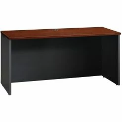 New โญ Bowery Hill Writing Desk In Classic Cherry/Black Accents ๐