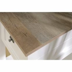 Best deal 🥰 Bowery Hill Home Office Desk In Soft White 🥰 -Cheap Executive Store 1581403 2 L