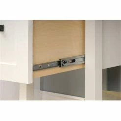 Best deal 🥰 Bowery Hill Home Office Desk In Soft White 🥰 -Cheap Executive Store 1581403 4 L