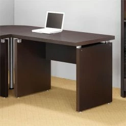 Best deal ⭐ Coaster Skylar Writing Desk In Cappuccino ✔️ -Cheap Executive Store 1589334 L