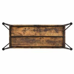 Deals ❤️ Coaster 1 Drawer Writing Desk In Antique Nutmeg And Dark Bronze ⌛ -Cheap Executive Store 1589337 1589341 L