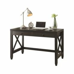 Discount 🛒 Coaster Humfreye 2 Drawer Writing Desk In Cappuccino ⭐