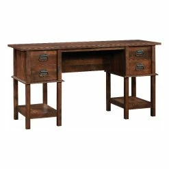 Best deal 😉 Sauder Viabella Engineered Wood Writing Desk In Curado Cherry 😉