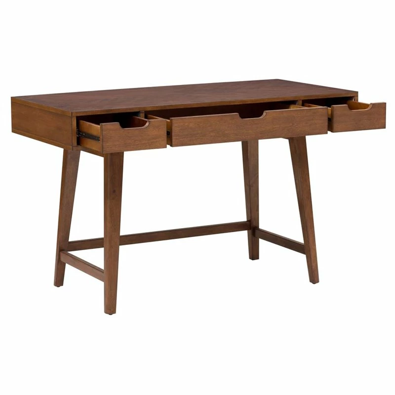 Best deal β€οΈ PRI HomeFare Mid-Century Wood Writing Desk In Walnut Brown π 2 Best deal β€οΈ PRI HomeFare Mid-Century Wood Writing Desk In Walnut Brown π - Image 2