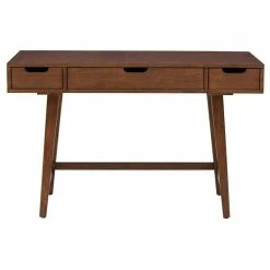 Best deal β€οΈ PRI HomeFare Mid-Century Wood Writing Desk In Walnut Brown π 10 Best deal β€οΈ PRI HomeFare Mid-Century Wood Writing Desk In Walnut Brown π -Cheap Executive Store 1604837 3 L