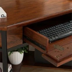 Best reviews of 😍 Leick Furniture Leick Ironcraft Corner Computer Desk In Mission Oak ✨ -Cheap Executive Store 1631219 7 L