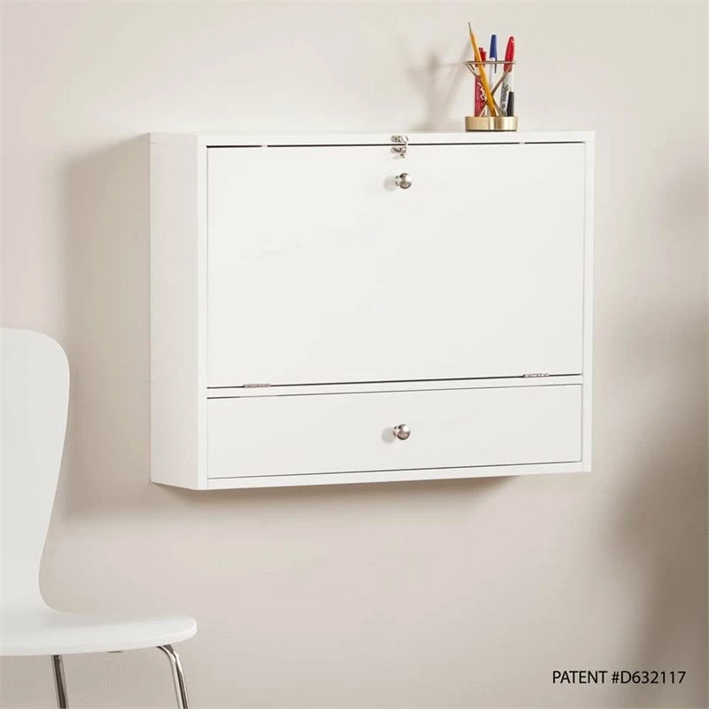 Best deal ๐คฉ Southern Enterprises SEI Furniture Wall Mount Folding Floating Desk In White ๐ 12 Best deal ๐คฉ Southern Enterprises SEI Furniture Wall Mount Folding Floating Desk In White ๐ - Image 12