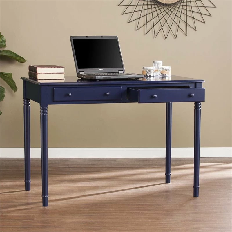 Best Pirce π Southern Enterprises SEI Furniture Janice Farmhouse 2 Drawer Writing Desk In Navy βοΈ 2 Best Pirce π Southern Enterprises SEI Furniture Janice Farmhouse 2 Drawer Writing Desk In Navy βοΈ - Image 2
