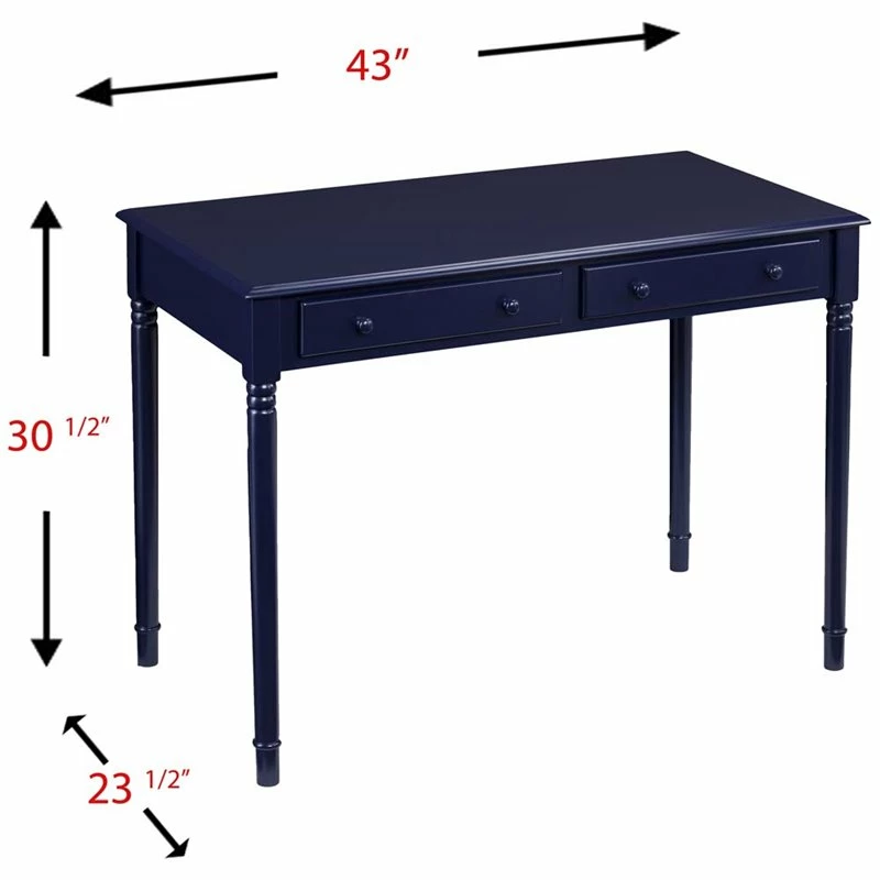 Best Pirce π Southern Enterprises SEI Furniture Janice Farmhouse 2 Drawer Writing Desk In Navy βοΈ 13 Best Pirce π Southern Enterprises SEI Furniture Janice Farmhouse 2 Drawer Writing Desk In Navy βοΈ - Image 13