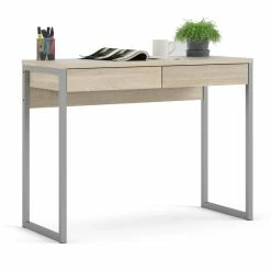Best Pirce ❤️ Tvilum Walker 2 Drawer Writing Desk In Oak Structure 👏 -Cheap Executive Store 1655694 10 L