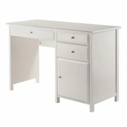 Promo 😀 Winsome Delta Office Writing Desk In White 🧨