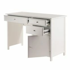 Promo 😀 Winsome Delta Office Writing Desk In White 🧨 -Cheap Executive Store 1663004 16 L
