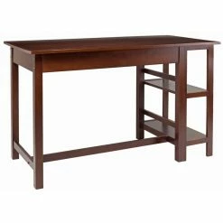 Best reviews of ✔️ Winsome Velda Writing Desk In Antique Walnut ✨ -Cheap Executive Store 1663156 3 L