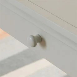 Hot Sale 😉 Leick Furniture Leick Home Office Farmhouse Writing Desk With Center Drawer In White 🎁 -Cheap Executive Store 1670736 6 L