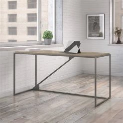 Cheapest 🔔 Bush Furniture Refinery 62W Industrial Desk In Rustic Gray 🧨 -Cheap Executive Store 1703720 1 L