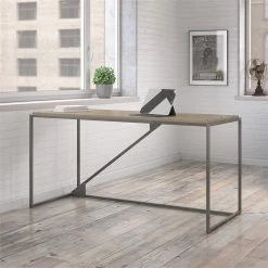 Cheapest 🔔 Bush Furniture Refinery 62W Industrial Desk In Rustic Gray 🧨 -Cheap Executive Store 1703720 5 L