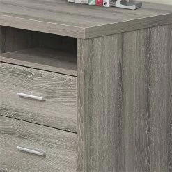 Best reviews of ⭐ Monarch L Shaped Corner Computer Desk In Dark Taupe ✨ -Cheap Executive Store 1715274 2 L
