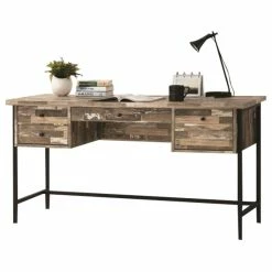 Wholesale 🎁 Pemberly Row Writing Desk In Salvaged Cabin And Black ⭐