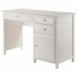New 🔔 Pemberly Row Writing Desk In White 🧨