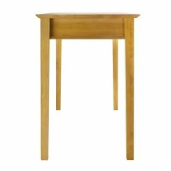 Deals ✔️ Scranton & Co Solid Wood Computer Desk In Honey Pine 🎁 -Cheap Executive Store 1786697 7 L