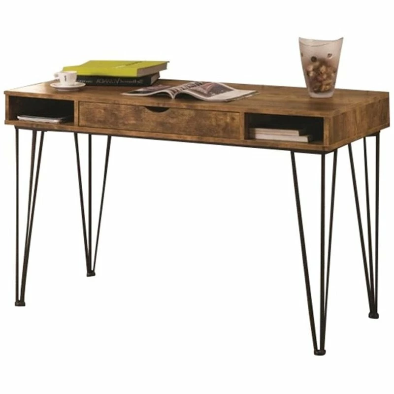 Wholesale ⌛ Scranton & Co Scranton And Co 1 Drawer Writing Desk In Antique Nutmeg And Bronze 🎁 1 Wholesale ⌛ Scranton & Co Scranton And Co 1 Drawer Writing Desk In Antique Nutmeg And Bronze 🎁