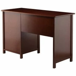 Top 10 🥰 Scranton & Co Office Writing Desk In Walnut 💯 -Cheap Executive Store 1786835 4 L