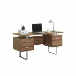 Cheapest ⌛ Scranton & Co 60" Office Desk In Walnut 👏