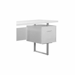Discount 🥰 Scranton & Co 60" Office Desk In White 🛒 -Cheap Executive Store 1786977 1786980 L