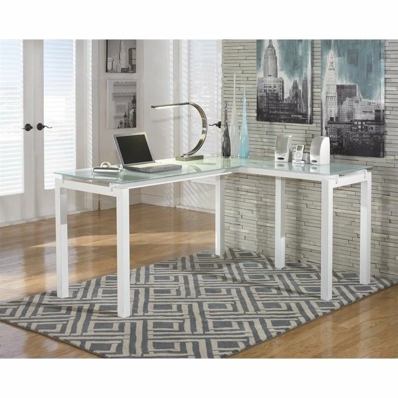 Best deal π― Scranton & Co L Shaped Desk In White π 2 Best deal π― Scranton & Co L Shaped Desk In White π - Image 2