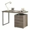 Wholesale 😉 Scranton & Co 48" Left Or Right Facing Computer Desk In Dark Taupe 🥰