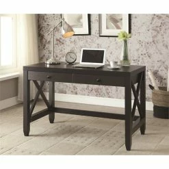 Promo 🥰 Bowery Hill Writing Desk In Cappuccino 🛒